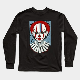 Portrait of Clown 4 Long Sleeve T-Shirt